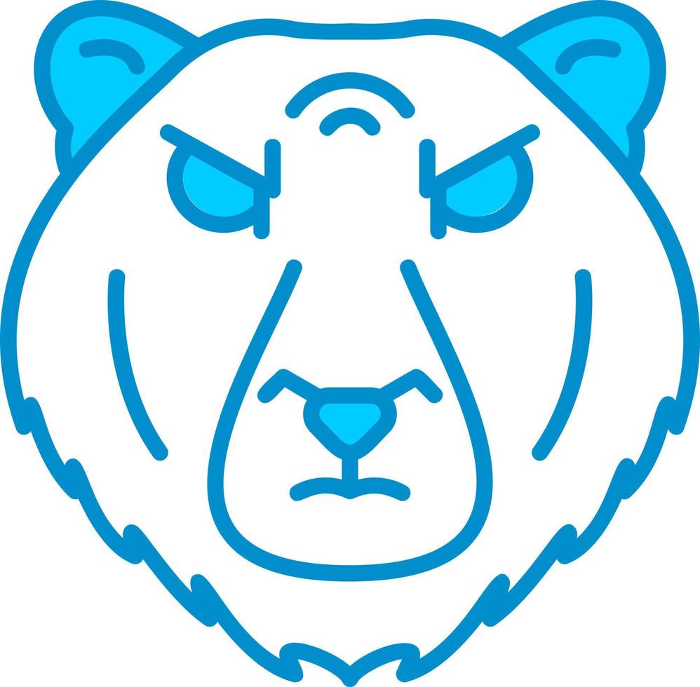Polar Bear Creative Icon Design vector