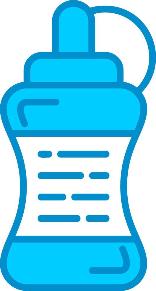 Water Bottle Creative Icon Design vector