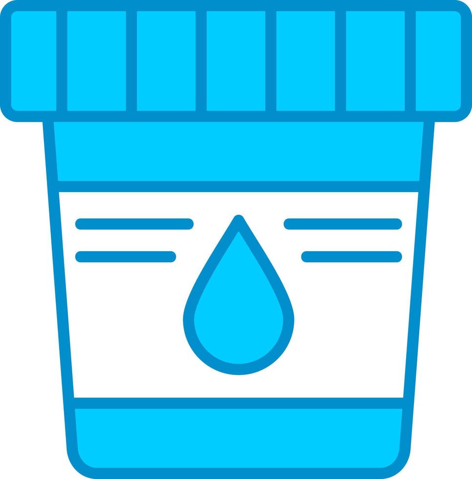 Urine Sample Creative Icon Design vector