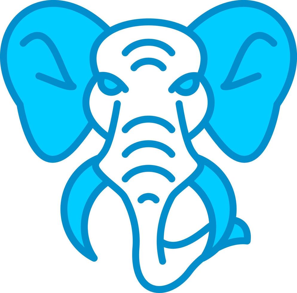 diseño de icono creativo de elefante vector