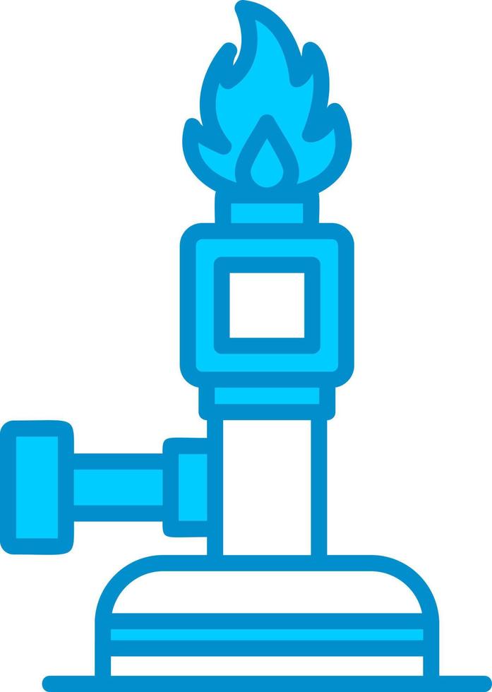 Bunsen Burner Creative Icon Design vector
