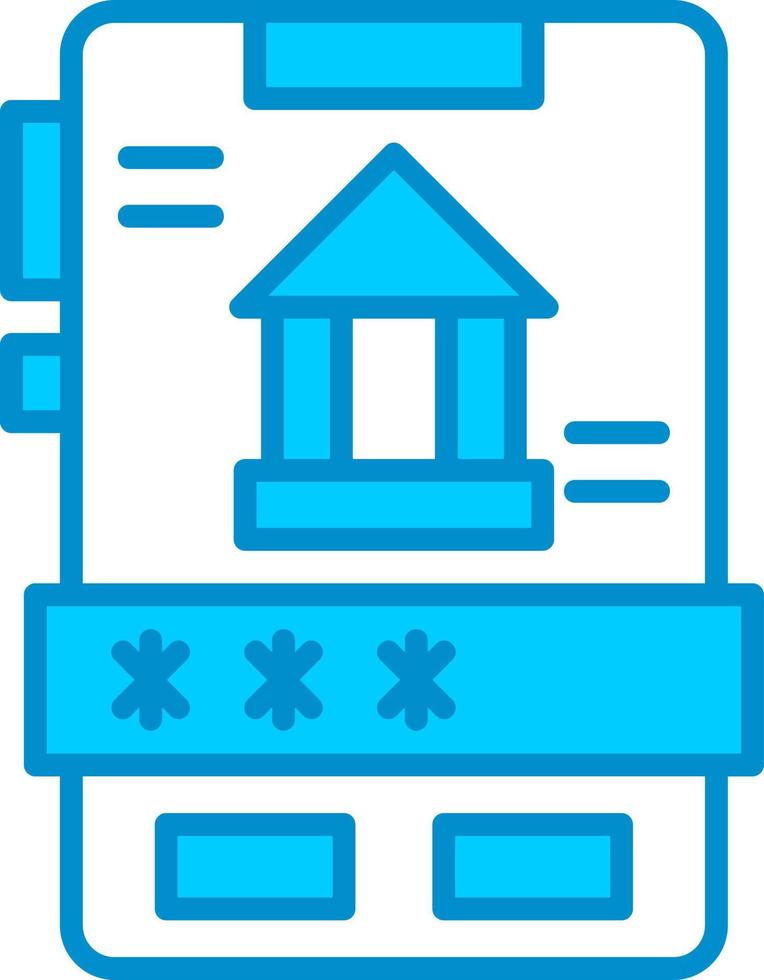 Online Banking Creative Icon Design vector