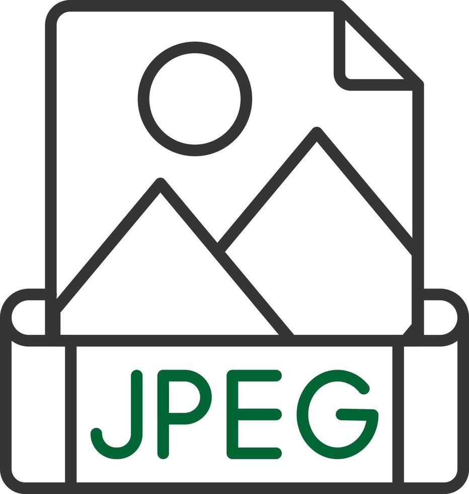 Jpeg Creative Icon Design vector