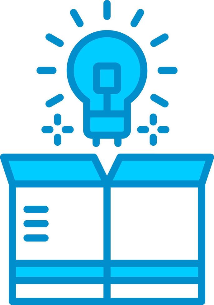 Think Out Of The Box Creative Icon Design vector