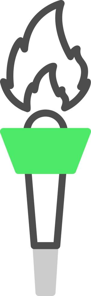 Torch Creative Icon Design vector