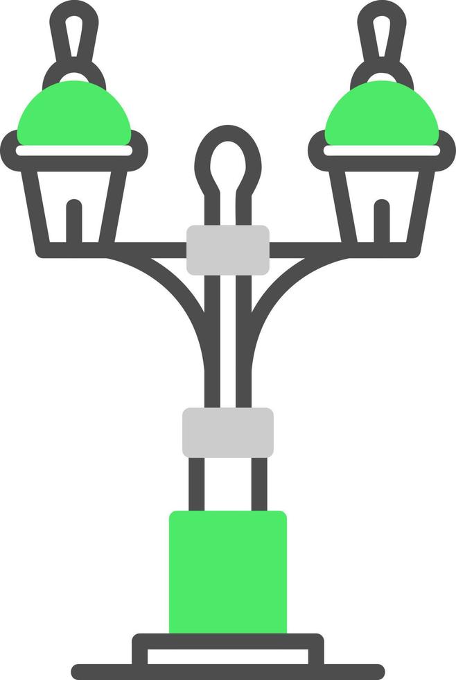 Street Lamp Creative Icon Design vector