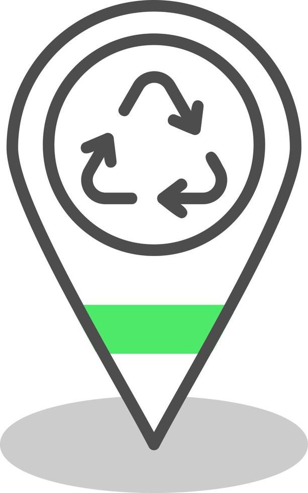 Location Pin Creative Icon Design vector