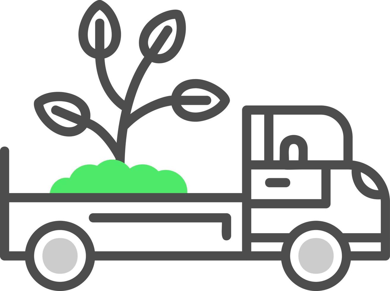 Delivery Truck Creative Icon Design vector