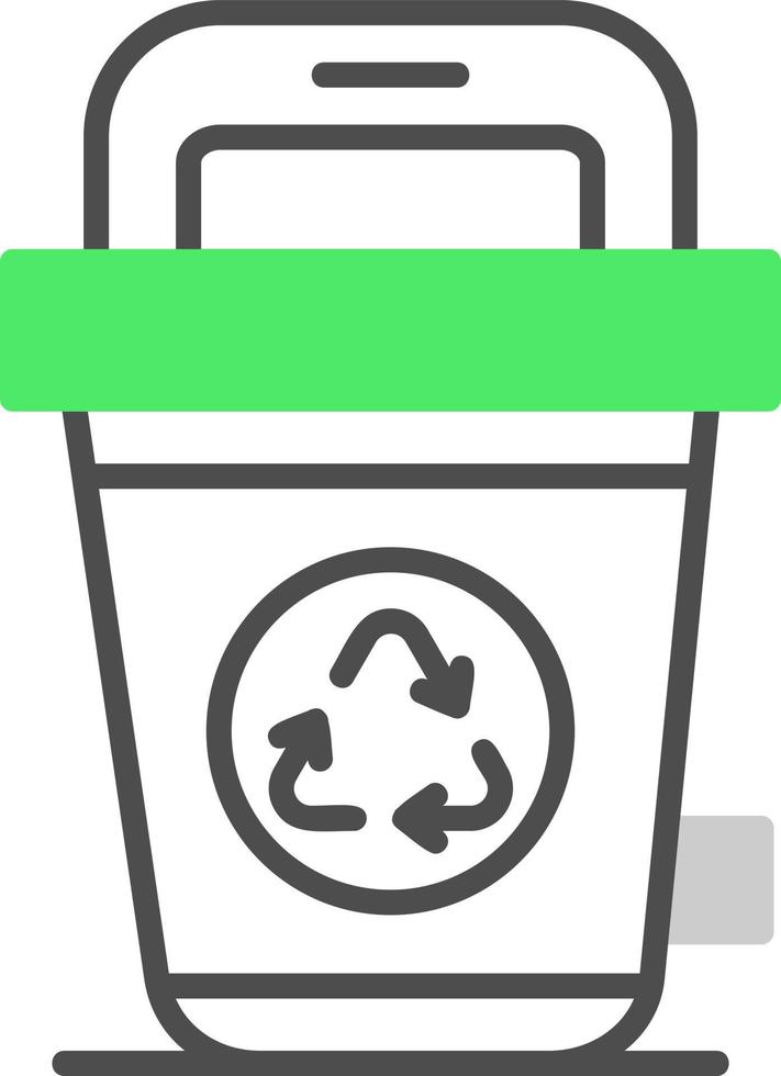 diseño de icono creativo de basura vector