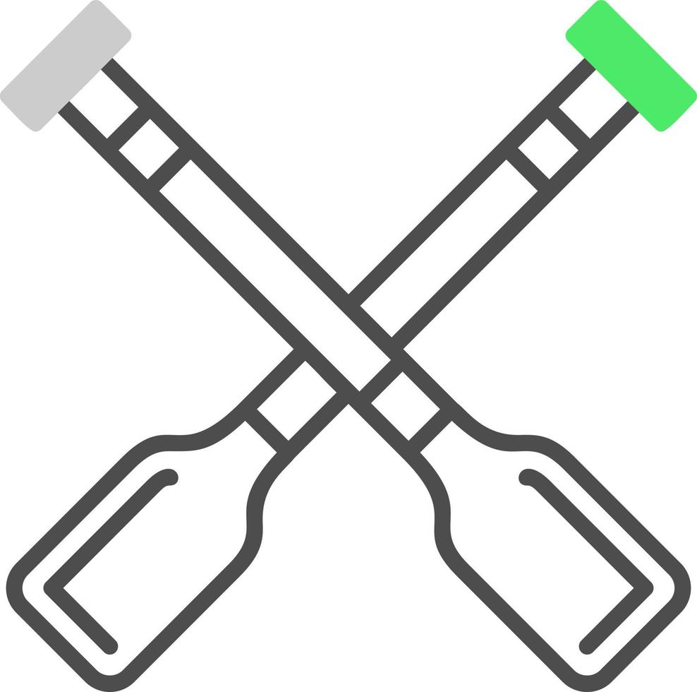 Rowing Creative Icon Design vector