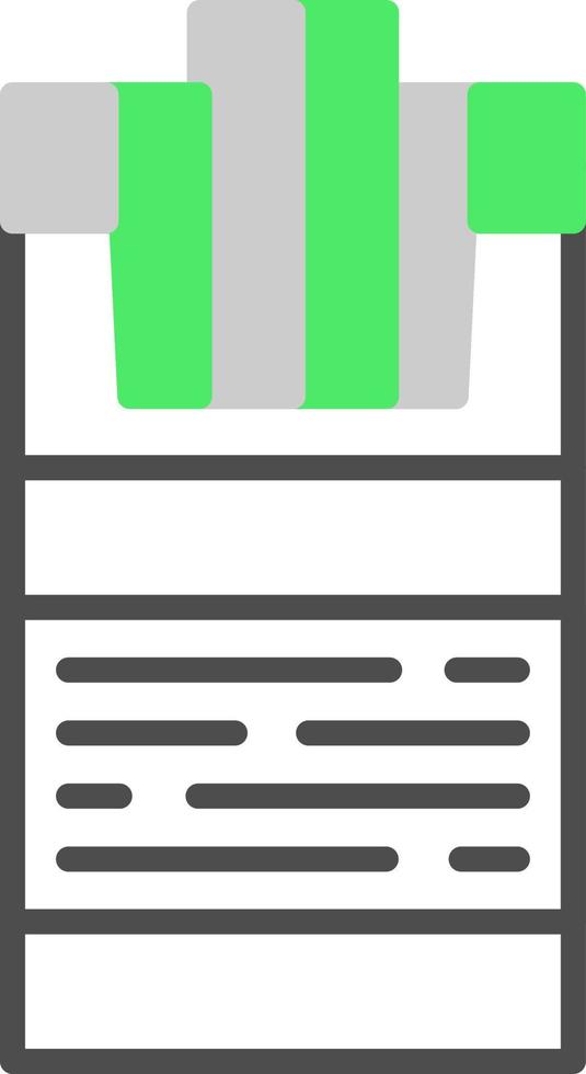 Cigarette Creative Icon Design vector