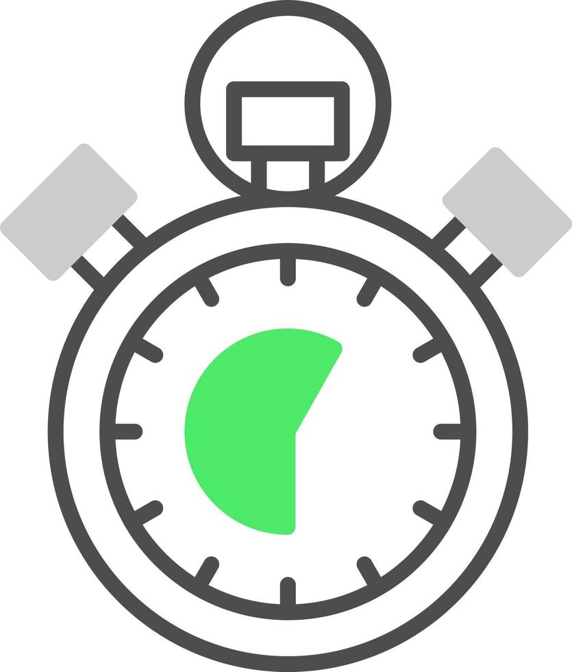 Stopwatch Creative Icon Design vector