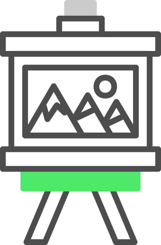 Canvas Creative Icon Design vector
