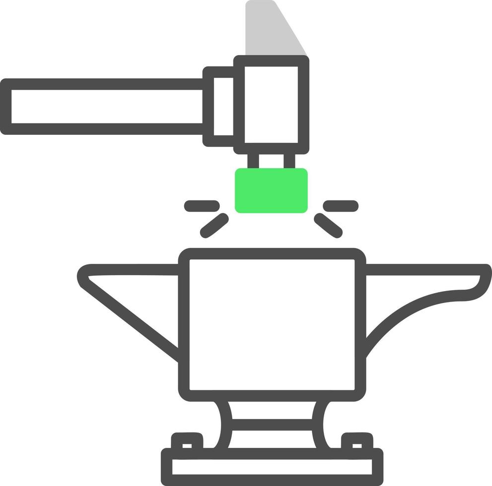 Anvil Creative Icon Design vector