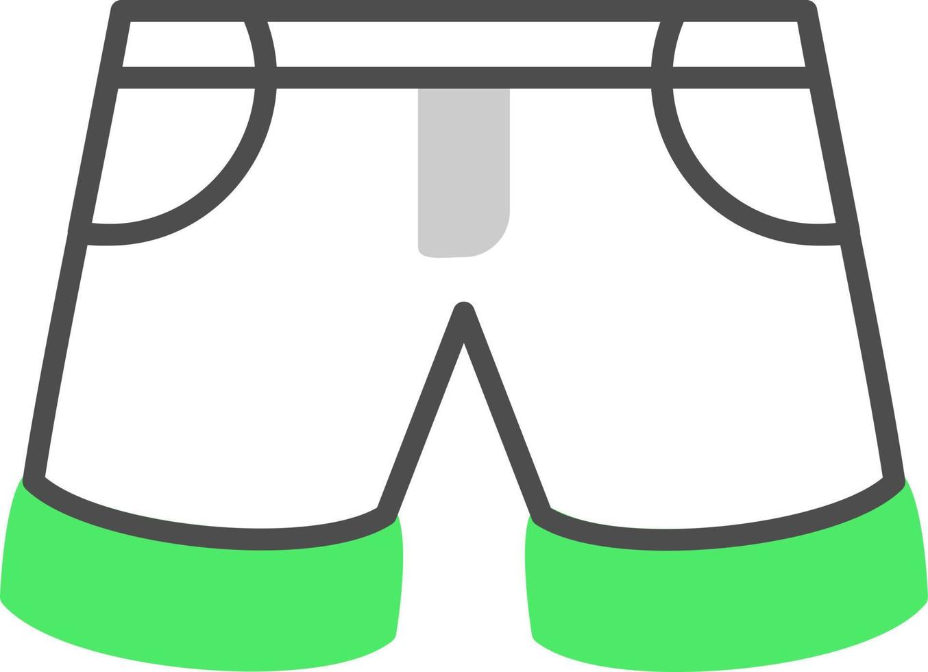 Shorts Creative Icon Design vector