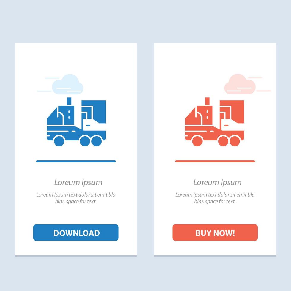 Artificial Biology Digital Leaf Life  Blue and Red Download and Buy Now web Widget Card Template vector
