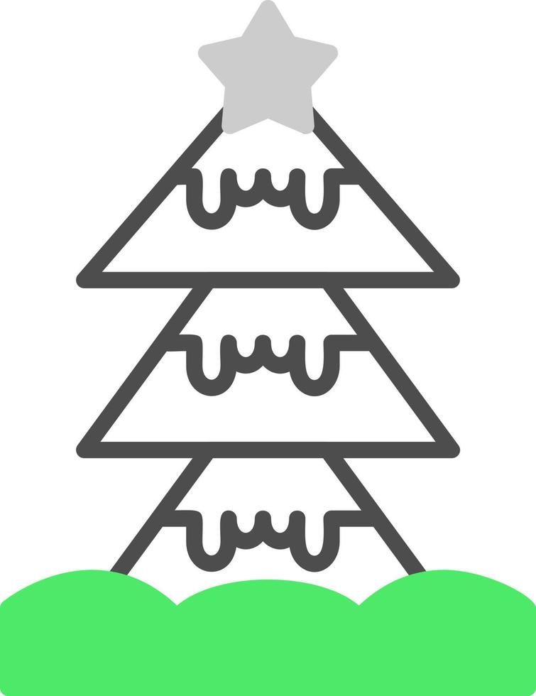 Christmas Tree Creative Icon Design vector