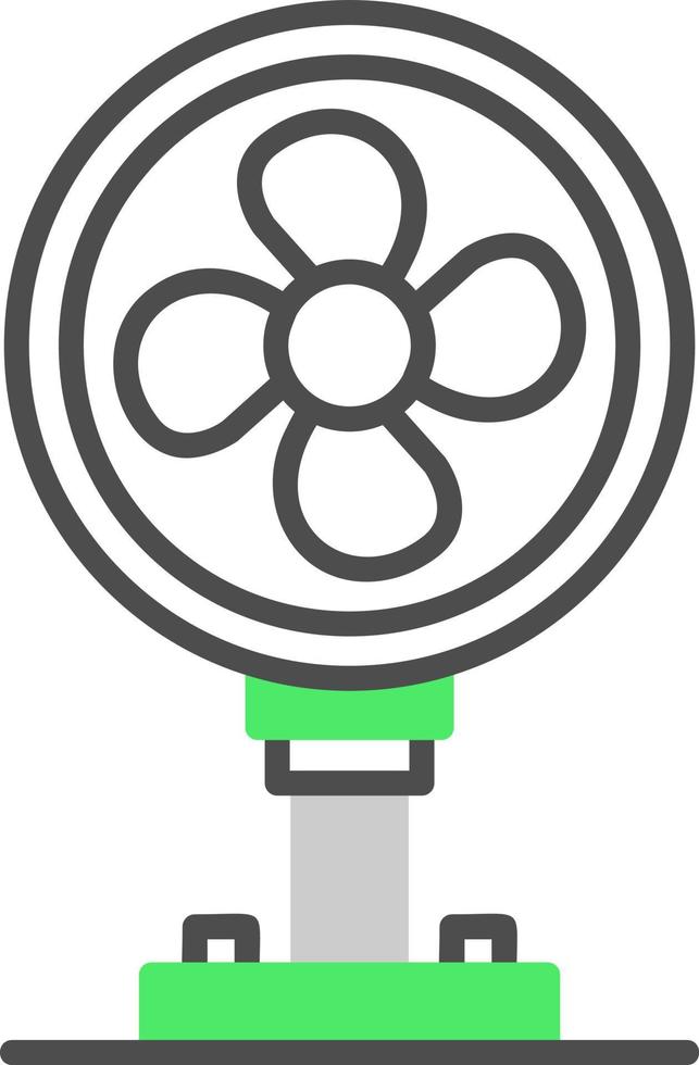 Fan Creative Icon Design vector