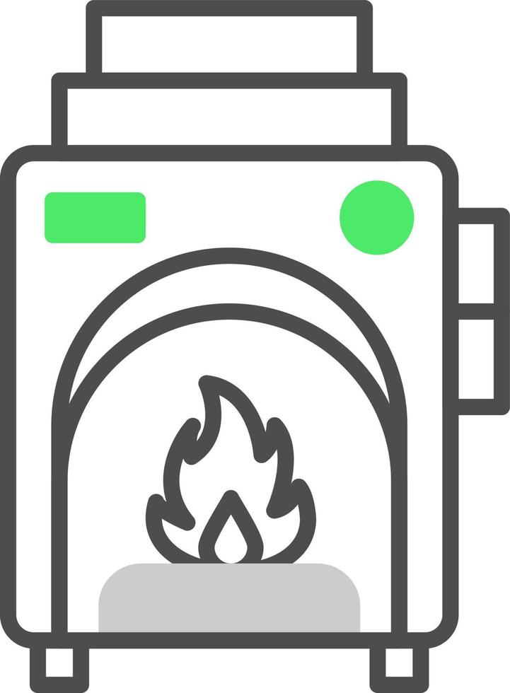 diseño de icono creativo de horno vector