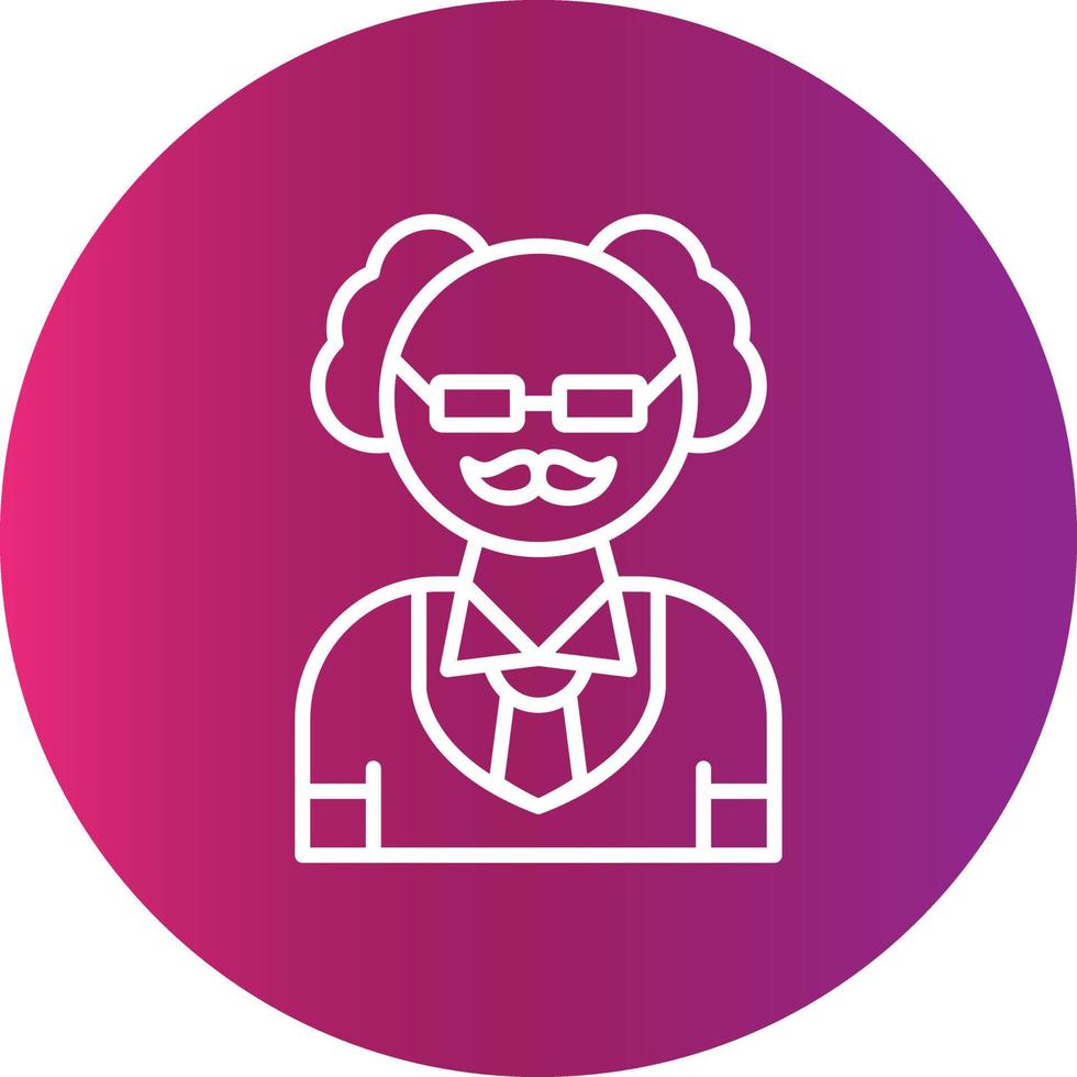 Professor Creative Icon Design vector