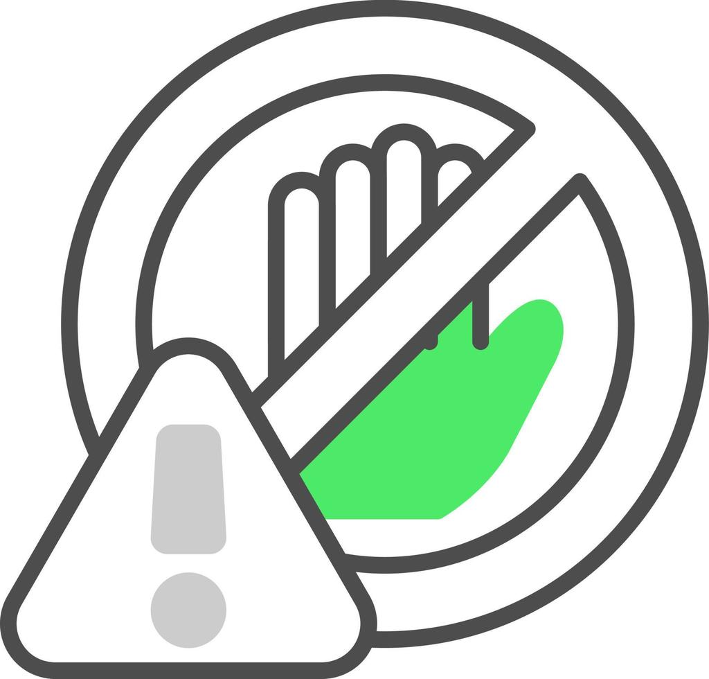 diseño de icono creativo de restricción vector