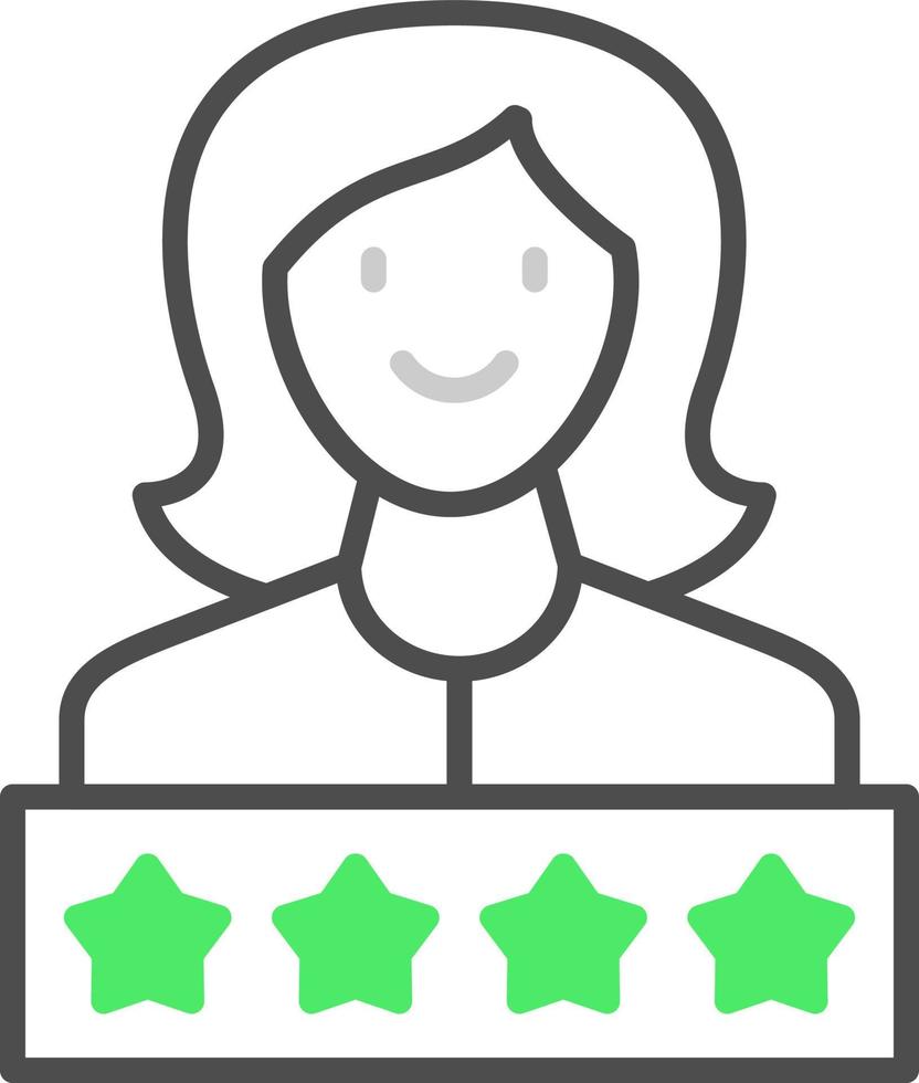 Customer Satisfaction Creative Icon Design vector