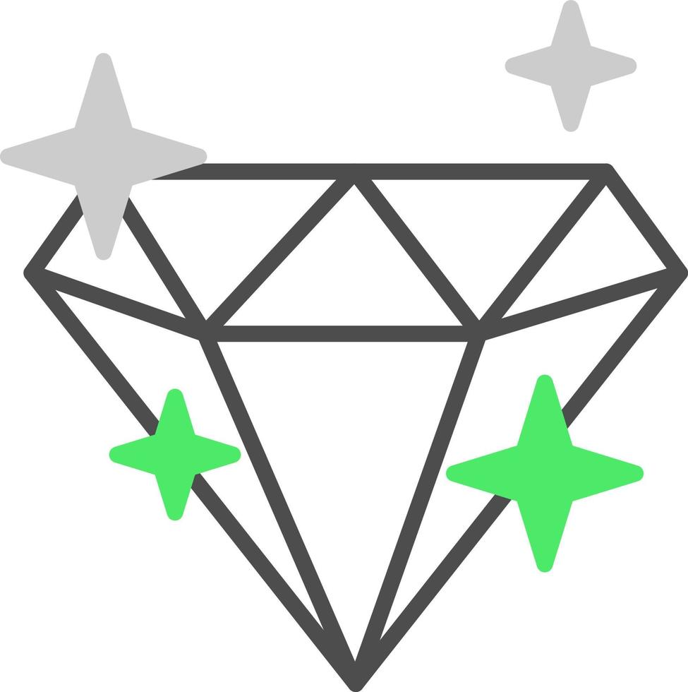 Diamond Creative Icon Design vector