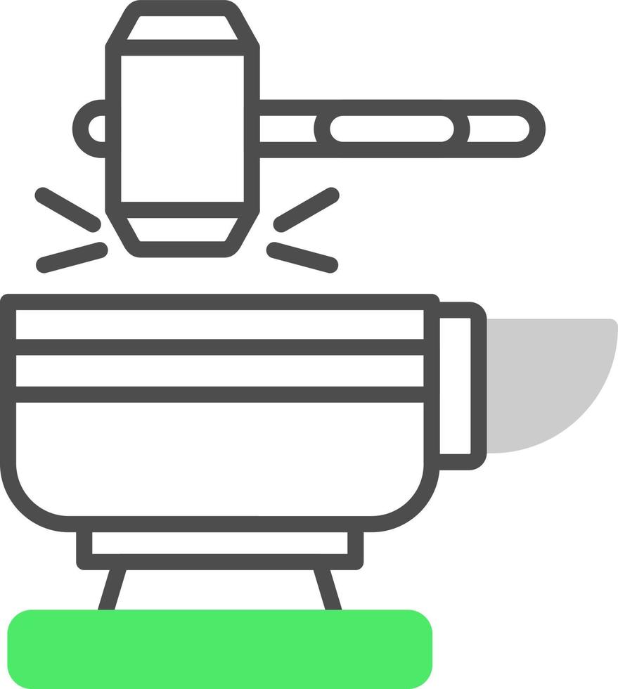 Blacksmith Creative Icon Design vector
