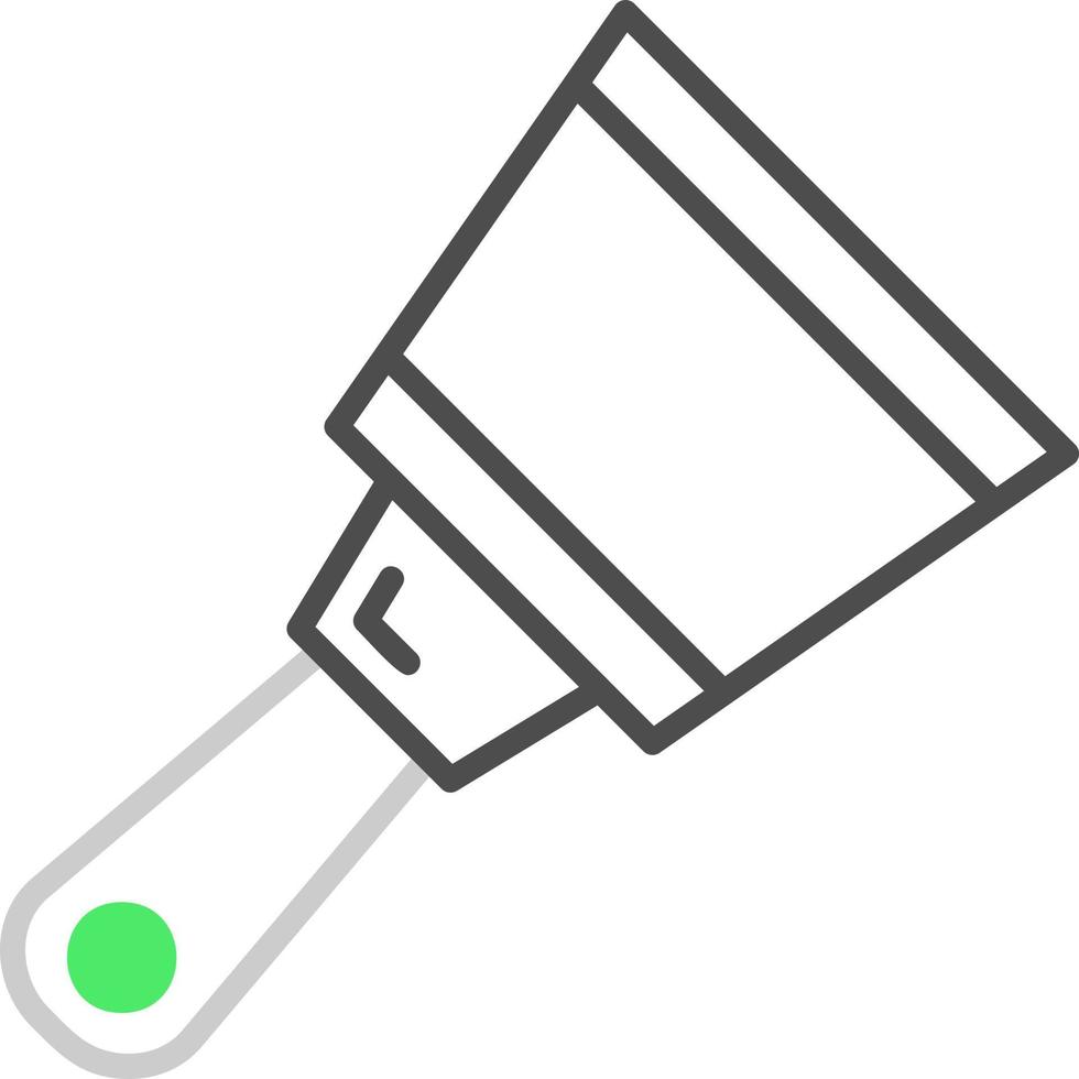 Paint Scraper Creative Icon Design vector