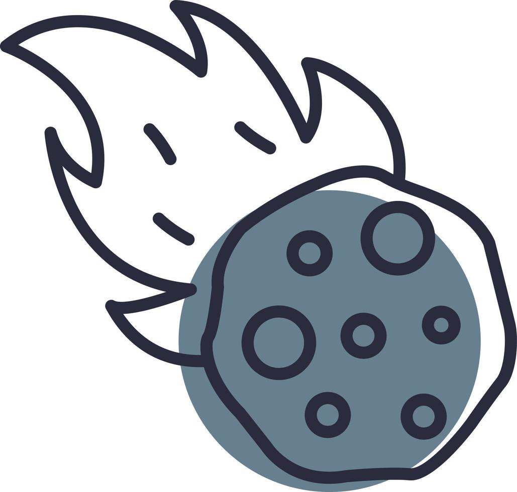 Meteor Creative Icon Design vector