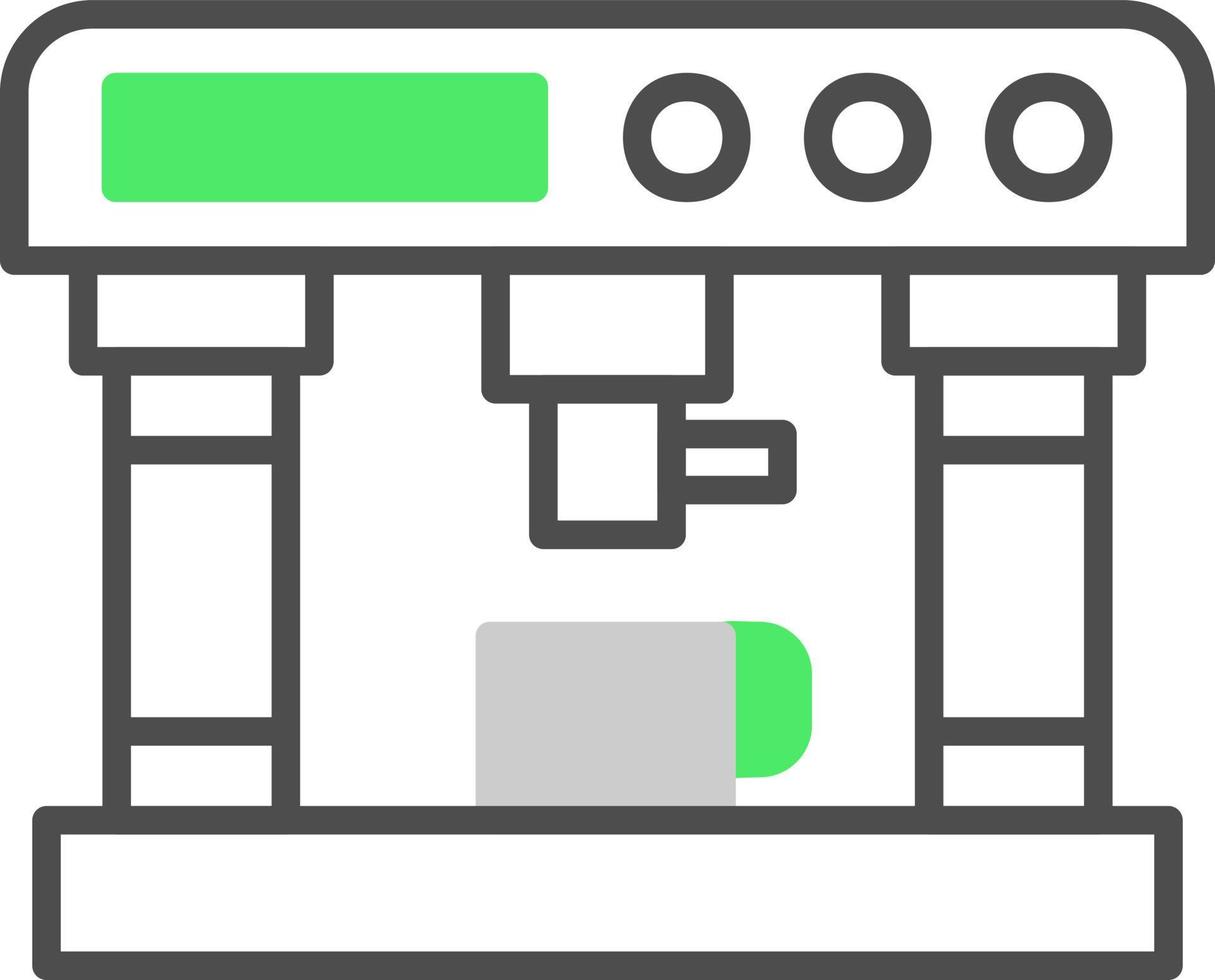 Coffee Maker Creative Icon Design vector