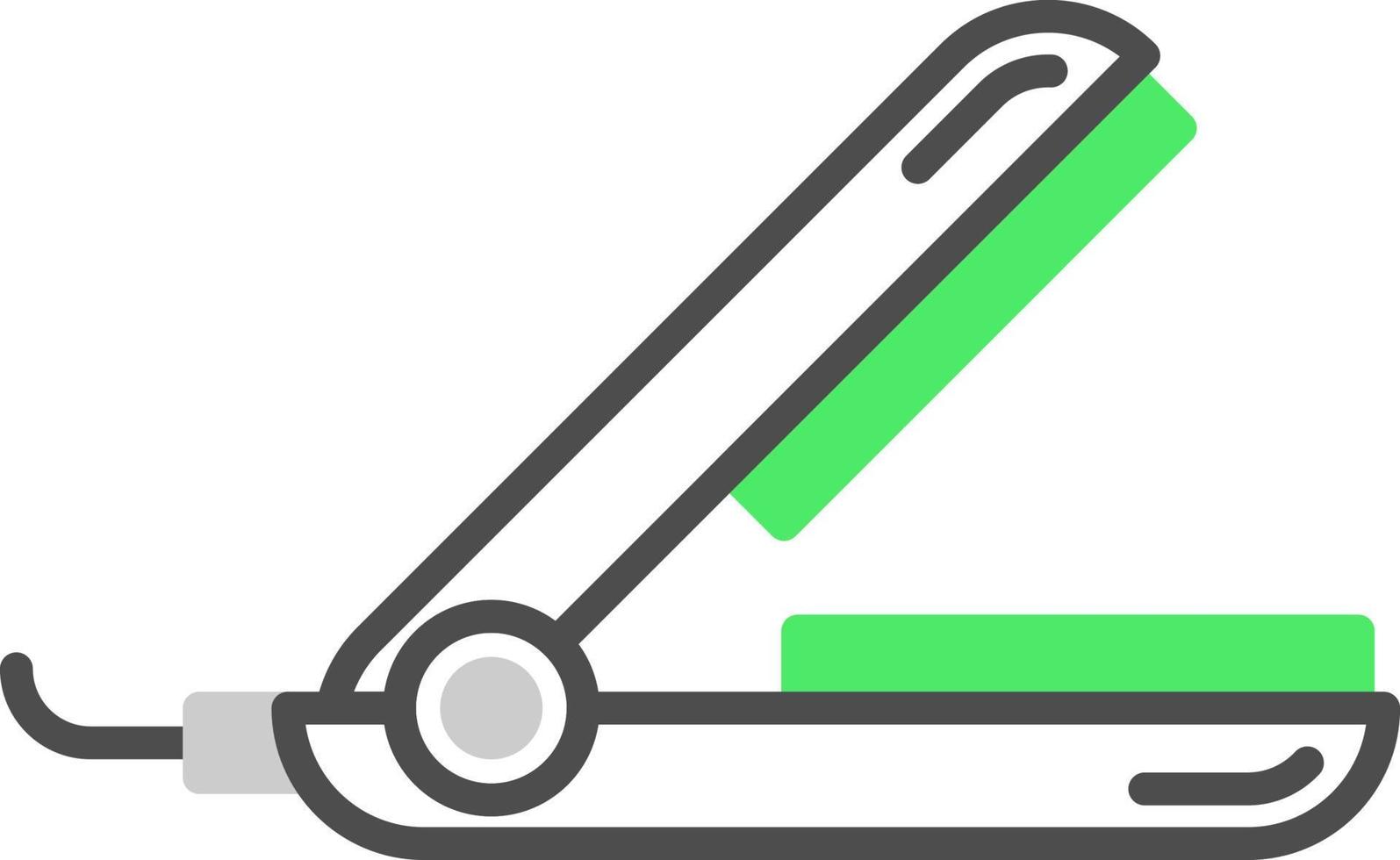 Hair Straightener Creative Icon Design vector