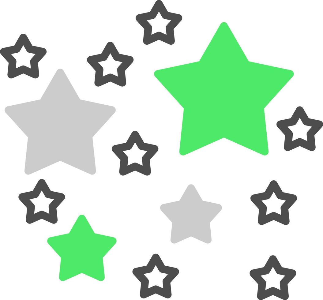 Stars Creative Icon Design vector