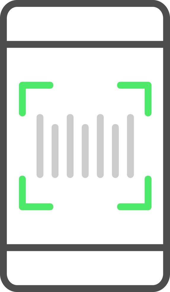 Barcode Creative Icon Design vector