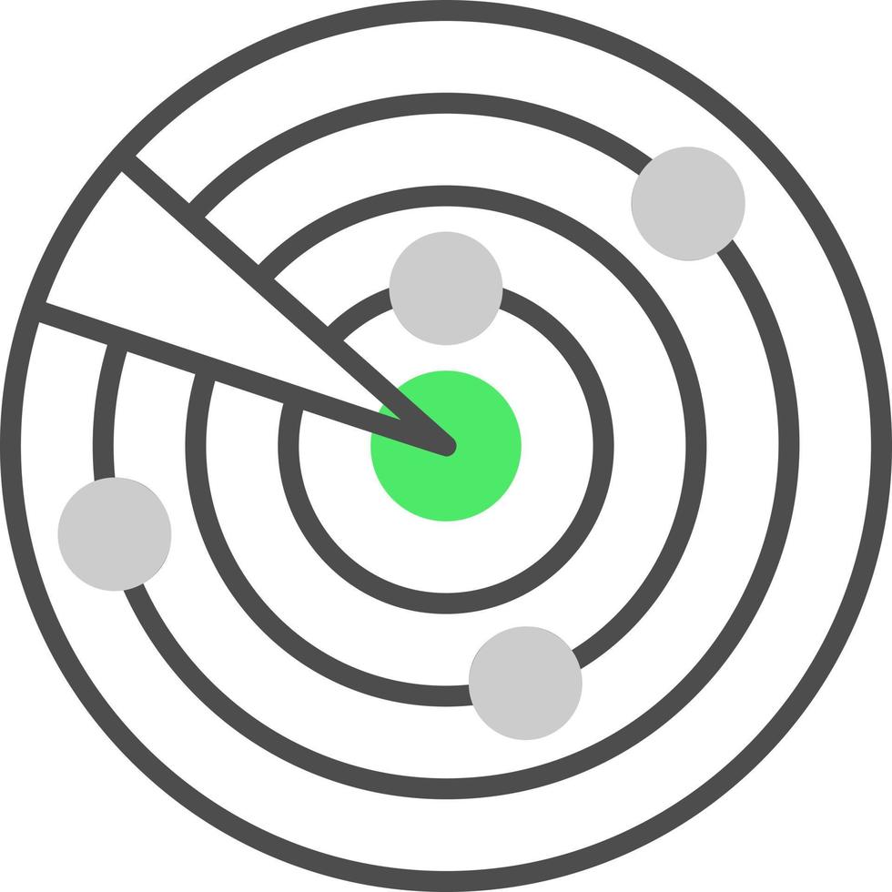Radar Creative Icon Design vector
