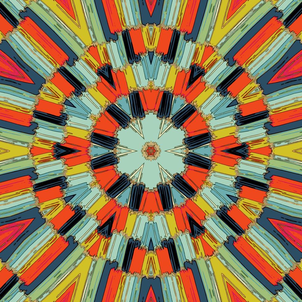 Abstract kaleidoscope background. Beautiful kaleidoscope seamless pattern. Multicolor mosaic texture. Seamless kaleidoscope texture. Unique kaleidoscope design vector
