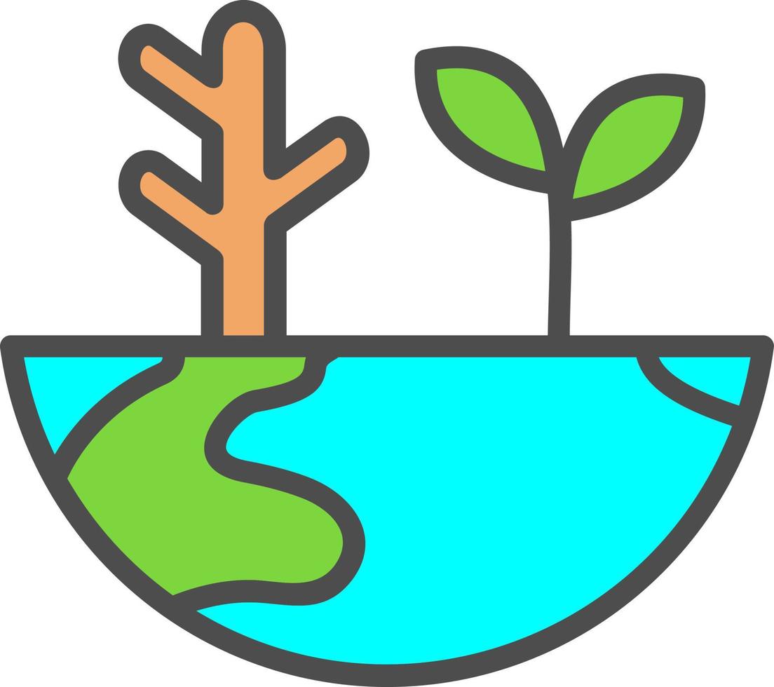 Ecosystem Vector Icon Design