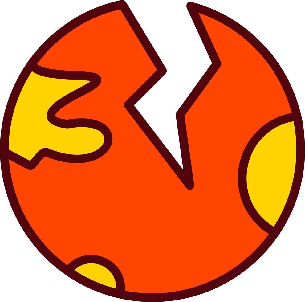 Earthquake Vector Icon Design