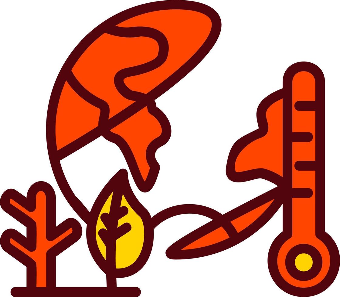 Global Warming Vector Icon Design