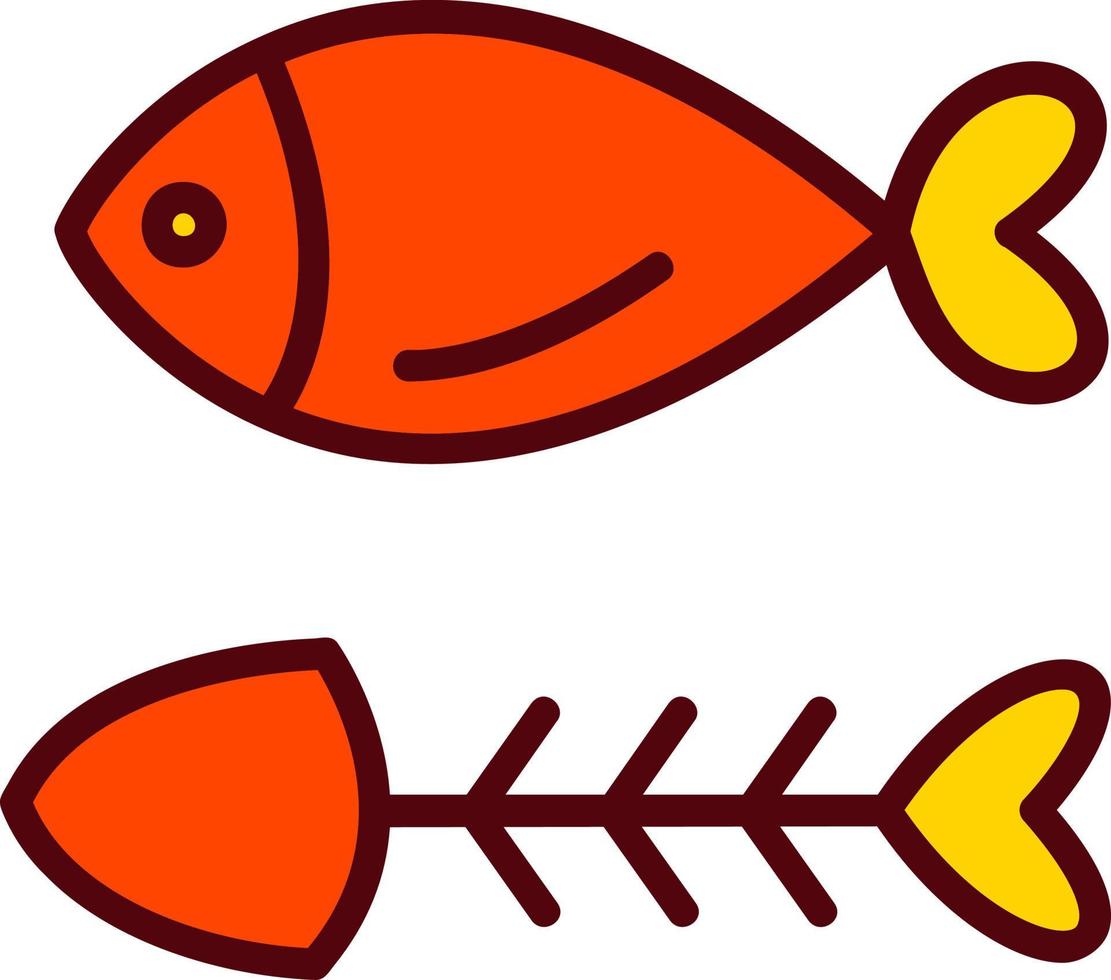 diseño de icono de vector de pescado