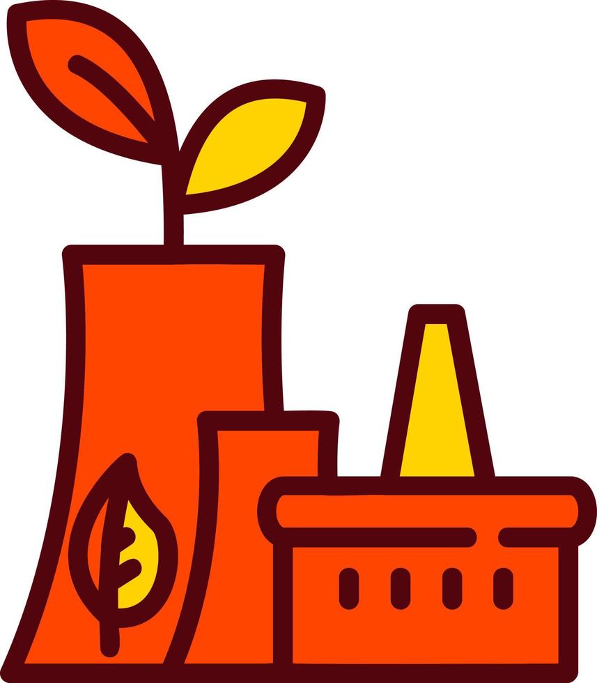 Power Plant Vector Icon Design