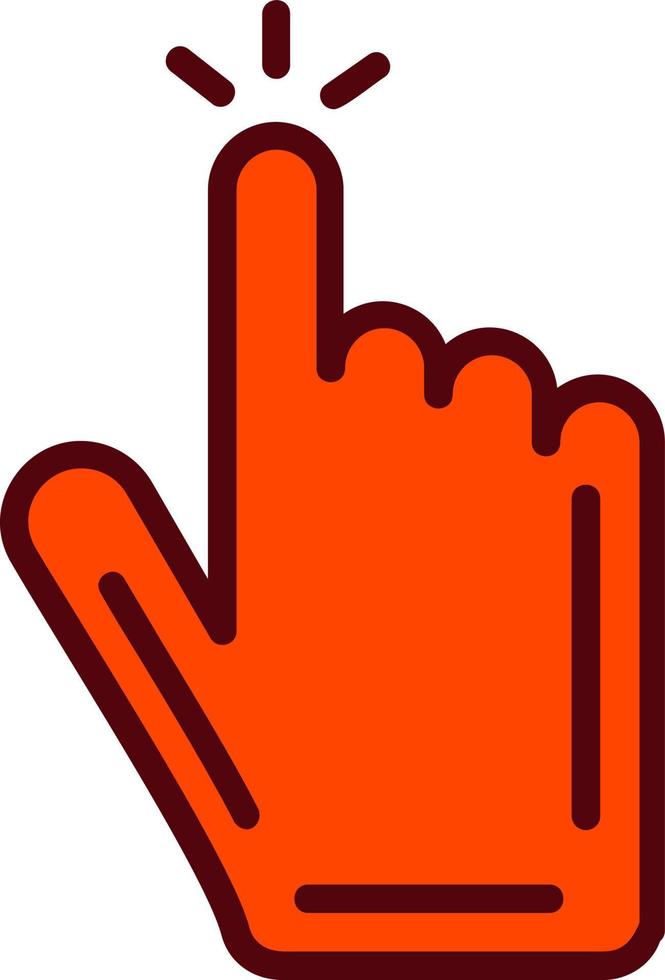 Tap Vector Icon Design