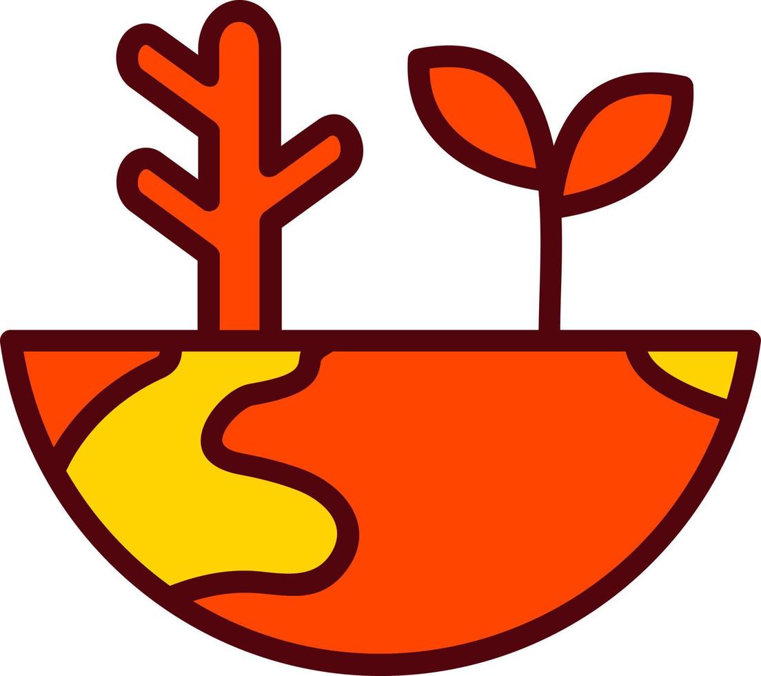 Ecosystem Vector Icon Design