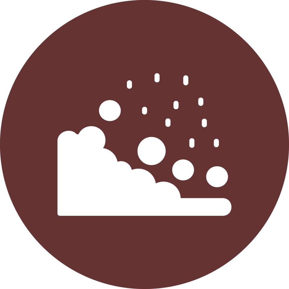 Landslide Vector Icon Design