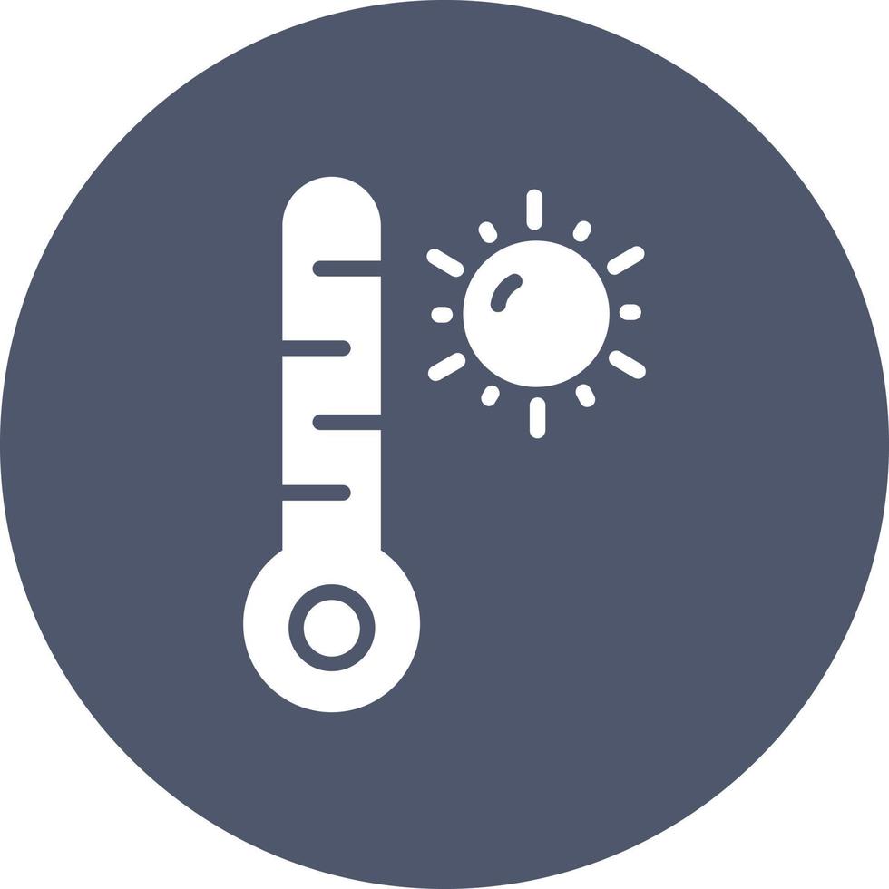 High Temperature Vector Icon Design