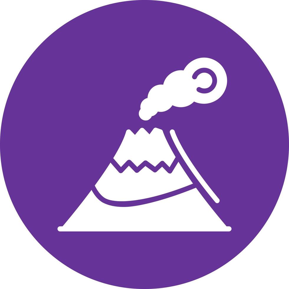 Volcano Vector Icon Design