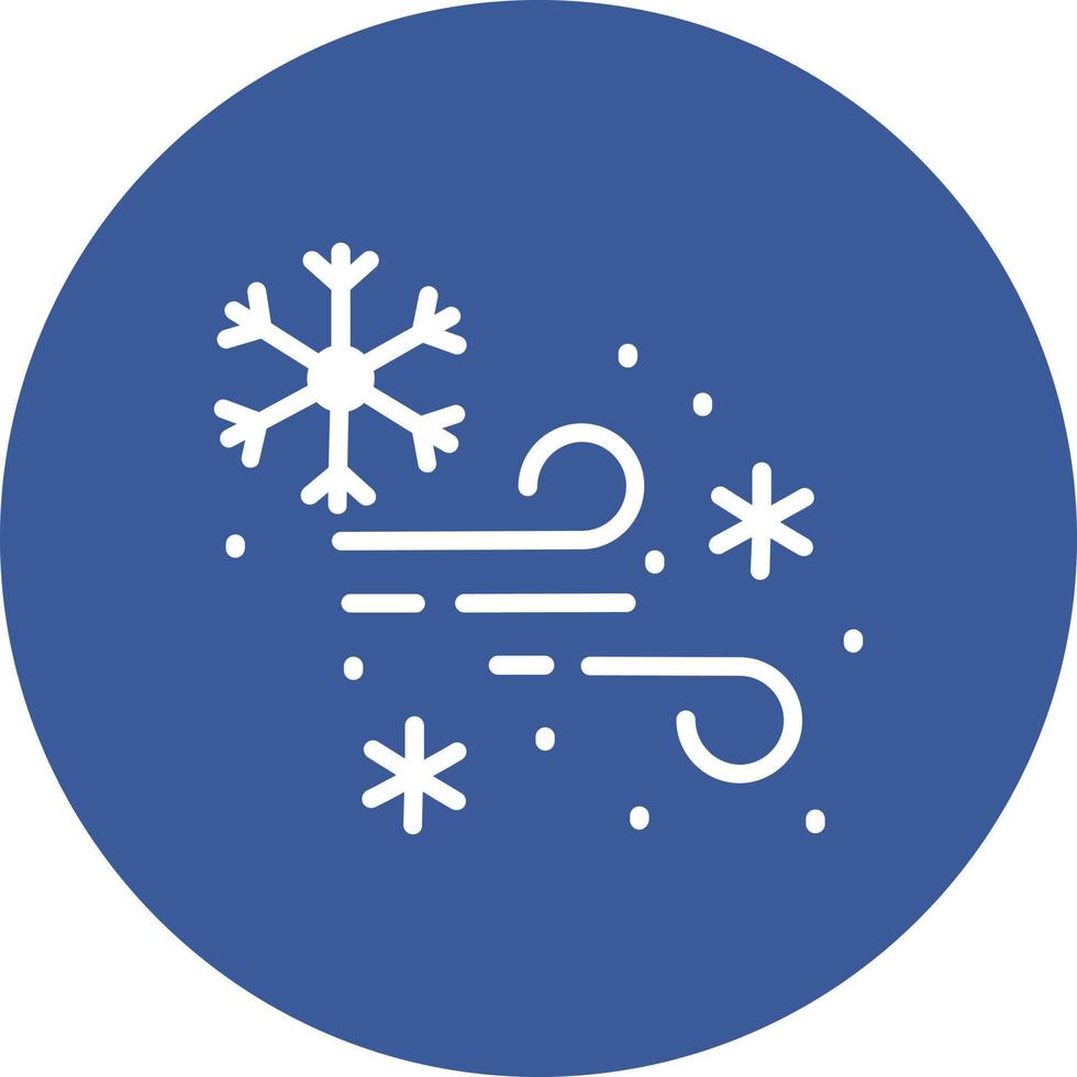 Snow Storm  Vector Icon Design