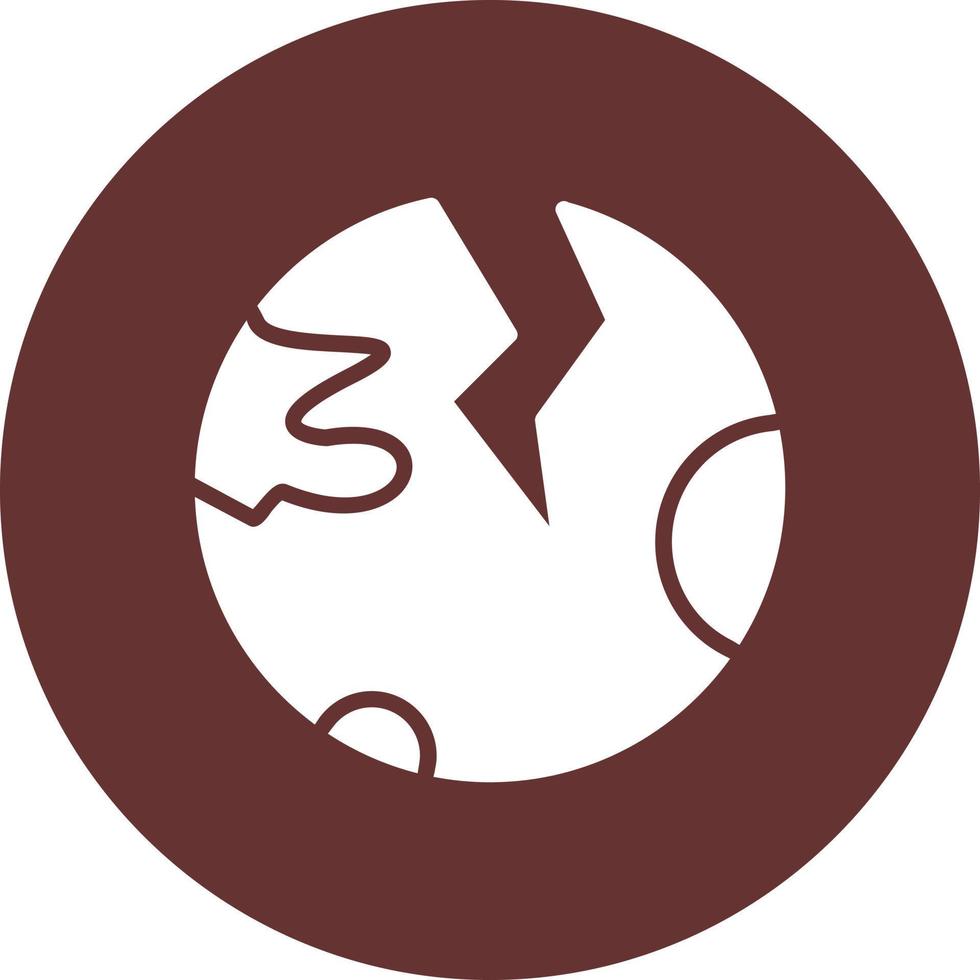 Earthquake Vector Icon Design