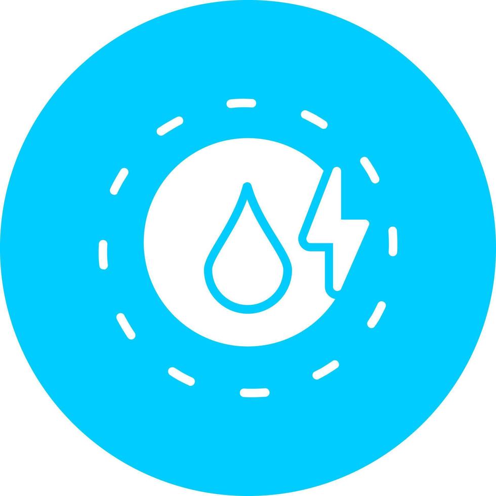 Hydro Power Vector Icon Design