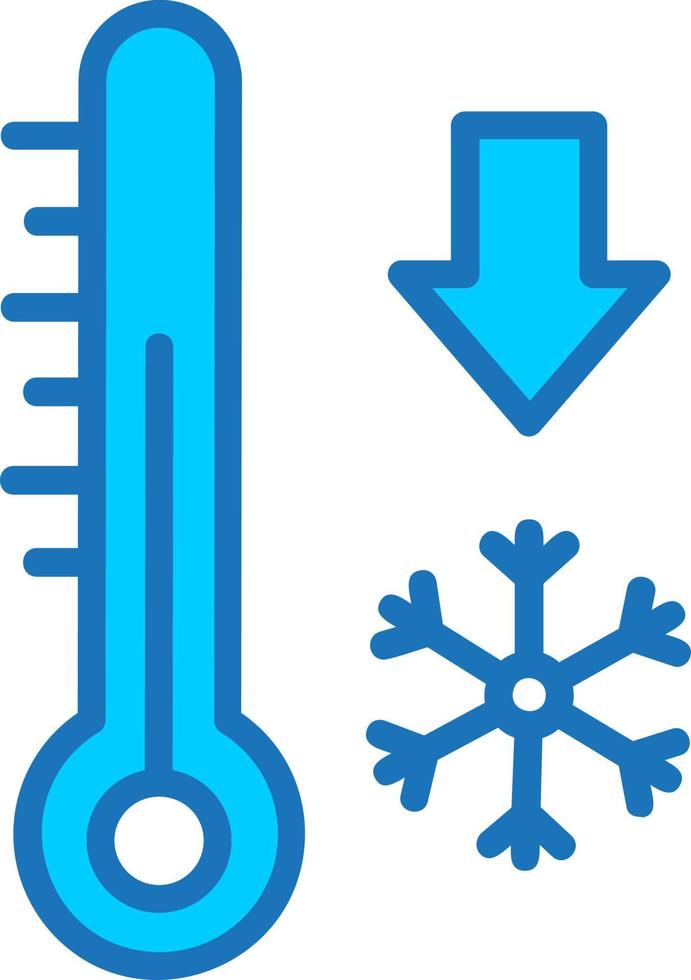 Freezing Vector Icon Design